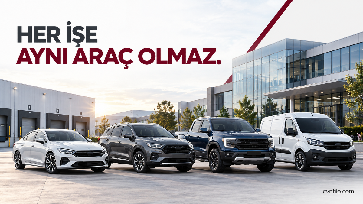 Filo Kiralama her işe aynı araç olmaz