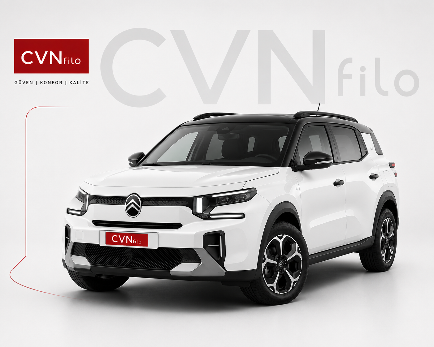 Citroen C3 AirCross 1.2 Hybrid Plus eDCS6 145HP — uzun donem kiralama