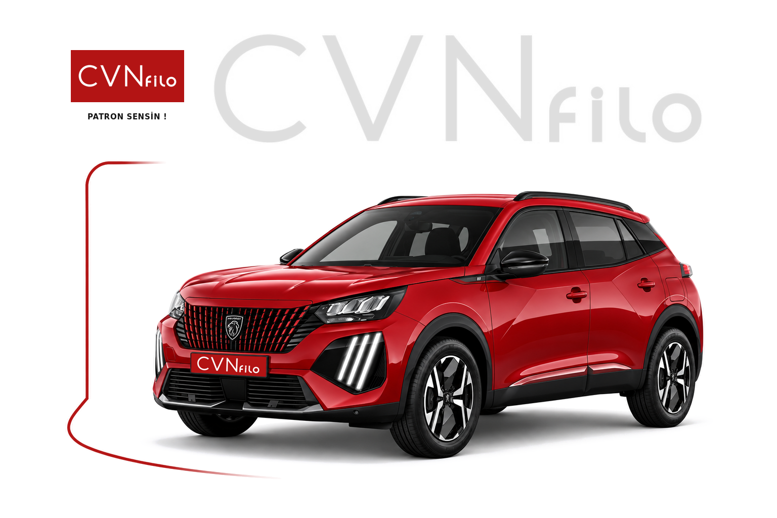Peugeot 2008 1.2 Hybrid Allure e-DCS6 145HP uzun dönem kiralama