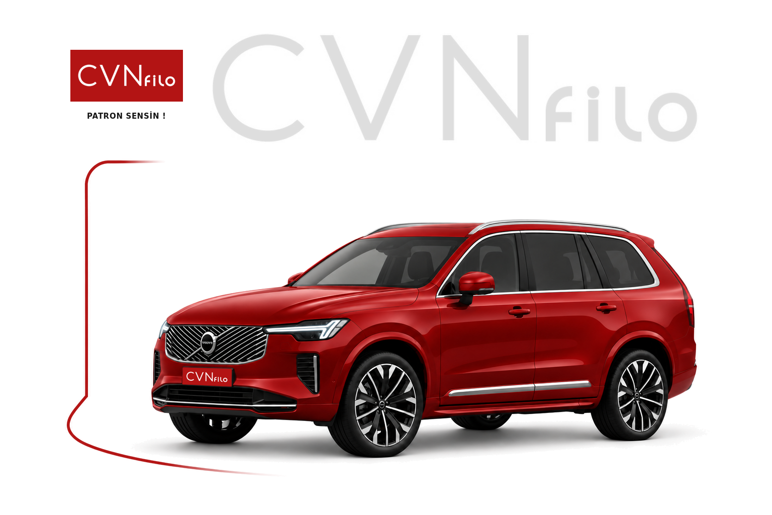 Volvo XC90 2.0 B5 Plus Bright uzun dönem kiralama